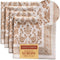 Maison d' Hermine Cloth Napkins Set of 4, 100% Cotton, 20" x 20", Reusable for Dinner, Party, Wedding
