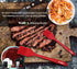 Walfos Silicone Basting Pastry Brush Set - Heat Resistant, Strong Steel Core, Perfect for BBQ Grill Baking, 2 Pcs (Red)
