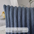 12x24 Inch Set 1 UGASA Lumbar Throw Pillow Cover of Super Soft Faux Fur Decorative Pillow Case Plush Flannel Texture