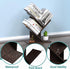 R RUISHENG 3 Tier Small Tree Bookshelf Desk Book Organizer Narrow Bookcases for Books Magazines CDs Free Standing Retro