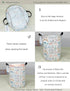 ONOEV Round Waterproof Laundry Basket,Gift Basket,Suitable for Children's Room and Toy Storage(Musical instrument)