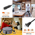 12V/24V/110V, Round Food Warmer Electric Casserole Carrier - Large Heated Lunch Bag for Car Truck, Thermos for hot food