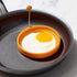 YOLCAR Rings(4 Pack, 4 Inches) Food Grade Silicone Egg Rings, Multicolor, Egg Ring Molds for Cooking, Fried Egg