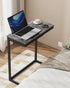 TB01BY089 TUTOTAK C Shaped End Table, Large Side Table with Storage Bag, TV Tray Under Couch Table for Livingroom