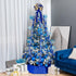 XmasExp 60mm Christmas Ball Ornaments, Shatterproof Decorations for Xmas Tree Balls, 24ct (Blue, 2.36")
