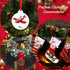 Acrylic Ornaments Blanks, 50Pcs Acrylic Blanks & 50Pcs Stickers for DIY Christmas Ornaments Decoration