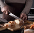 Bread Knife 8 Inch with Sheath, German High Carbon Stainless Steel, Ergonomic Grip Full Tang Wood Handle