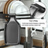 LIANYU Black Spoon Rest for Kitchen Counter, Stainless Steel Holder for Stove Top, Heavy Duty, Dishwasher Safe