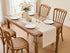 Summer 55 Inches 16x55Inch YATOJUZI Cream Table Runner Seasonal Fall Kitchen Dining Coffee Table Decoration Long Beige