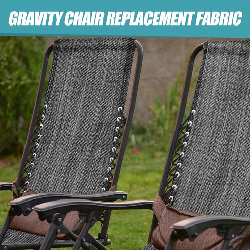 4 Pool(63 21 Inch,Black Queekay Chair Replacement Fabric with Bungee Cord Lounge Chair Cloth Mesh Repair Kit for Patio