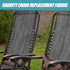 4 Pool(63 21 Inch,Black Queekay Chair Replacement Fabric with Bungee Cord Lounge Chair Cloth Mesh Repair Kit for Patio