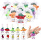 Hotop 40 Sets Positive Stuffed Dancing Fruit Vegetable Plush Keychains Thank You