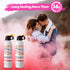 2 Pack Gender Reveal Fire Extinguisher Color Powder Blasters Spray with Biodegradable Smoke for Baby Girl Reveal Party