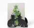 Mango Steam Tabletop Napkin/Tissue & Letter Holder, Cat Design, Black for Home, Kitchen, Restaurants