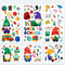 Naler Back to School Decorations Window Clings, 9 Sheets Glueless Static Double-Sided Stickers for Classroom