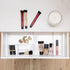 BINO 7-Section Expandable Plastic Drawer Organizer - Space-Saving Makeup Storage, BPA-Free Material, Home Essential