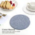 SHACOS 8 Inches Trivets for Hot Dishes - 4 Pieces Cotton Mats for Kitchen Countertops and Heat-Resistant Pot Holders