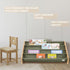 ZICOTO Decorative Wooden Bookshelf for Kids Rooms - Keeps Plenty of Books Neatly Organized & Within Reach for Toddlers