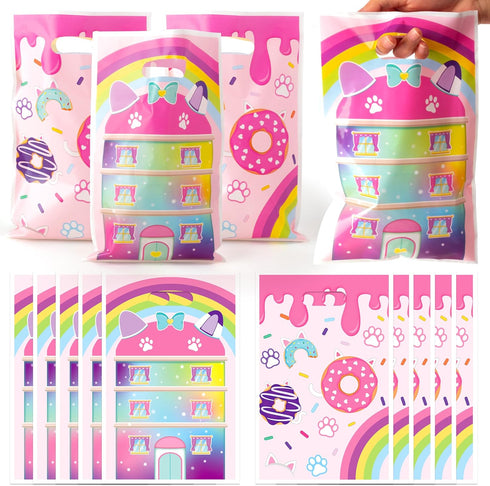 GaofanWai 50PCS Cat House Party Favor Bags for Kid Boy Girl, Cute