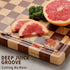 Acacia Wood Cutting Board for Kitchen Chopping Board with Grooves & Handles, Large Wooden Cutting Board for Meat