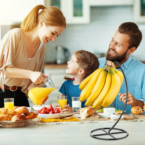 Beesini 2 Pack 15LB Counter, Banana Holder, Banana Tree Stand Metal, Banana Stand Holder, Holds Up to Banana or Grape