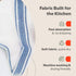 15 Pack 14" 25" 100% Zeppoli Classic Dish Towels - - by - Cotton Kitchen Towels - Reusable Bulk Cleaning Cloths - Blue
