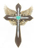 LL Home 12498 Blue Heart Layered Cross Wings