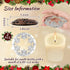 Moxweyeni 2 Pieces Candle Toppers for Scented Jar Candles, 2.85 Inch Leaf Pine Topper Lids, Mother's Day Gifts, Chic