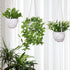 3 Pack 3 35"/29"/23" YIBOT Macrame Plant Hanger Indoor Hanging Planter for Plants Holder with Hooks, Size No Tassels