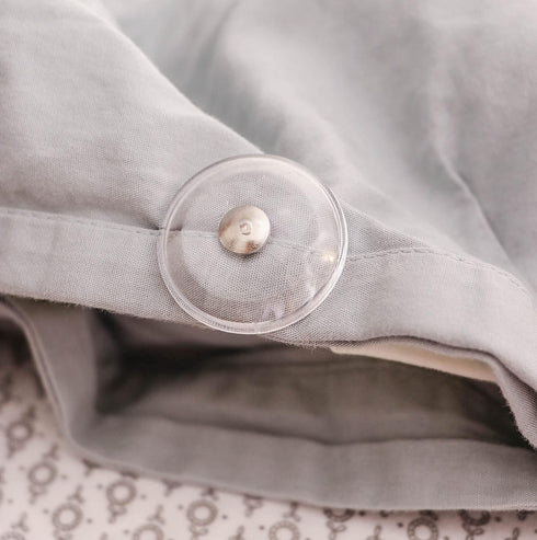 DuvetComforter Strong Magnetic Fasteners with Key, 1 Set or 4 for Duvet Cover Clips, Clear