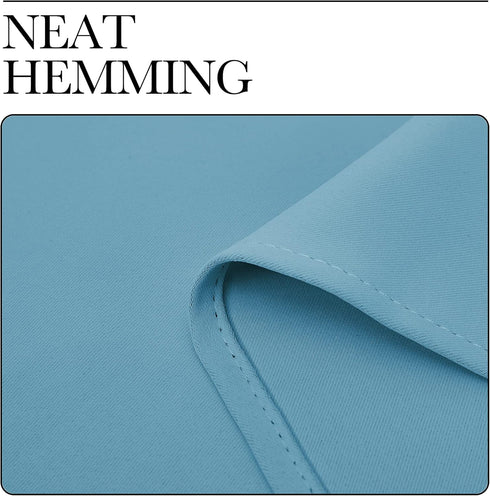 NICETOWN Blackout Curtain for Bedroom, Single Panel, W34 x L63 inches, Teal Blue, Thermal Insulated