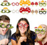 Set 10 Big Dot of Happiness Wild Mushroom Glasses and Masks Photo Booth Props Kit, Card Stock Paper, Professional