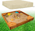 Hoypeyfiy Sandbox Sandpit Cover, Kids Sand Box Cover for Sand and Toys Protection,