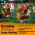 Harvesto 1-1/2" (25' 25) Heavy Duty Bird Netting for Chicken Coops & Runs | Tree & Garden Netting Mesh | Keep Hawks