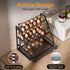 Wolera 3-Tier Countertop 36+90 Countertop 150+ Wooden Fresh Egg Holder With Basket for Eggs, Storage for with Carry