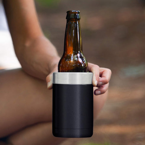 12oz Tahoe Trails Stainless Steel Vacuum Insulated Can and Bottle Cooler | Double Wall Can Cooler For Cans and Bottles