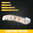 Front Left Side Door Rearview Wing Mirror with LED Turn Signal Light No.A2038201521 for Mercedes-Benz C230 2005-2007