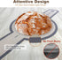 Silicone Bread Sling for Dutch Oven - 2 Sizes Non-Stick & Odor-Free Baking Mat Set, Reusable with Long Handle,