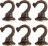Hotop 6 Pieces Swag Ceiling Hooks, Heavy Duty Hanging Plants Toggle Hooks for Indoor Outdoor Installation