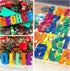26 Large Letters Silicone Mold, Alphabet Crayon Mold, Chocolate Mold with 12 Sets of Present Packages