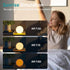 17 25 JALL Wake Up Light Sunrise Alarm Clock for Kids, Heavy Sleepers, Bedroom, White Noise Sound Machine with Nihgt
