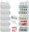 2 Pack 5-Shelf Hanging Shelves Over The Door Organizer Wall Mount Storage