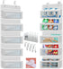 2 Pack 5-Shelf Hanging Shelves Over The Door Organizer Wall Mount Storage