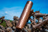 Copper Water Bottle - 34oz Hammered Vintage Design, Handcrafted Ayurvedic Pure Copper Vessel for Drinking Water