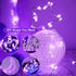 7FT 20LED 12 Pack) Fairy Lights,Silver Wire String Lights Waterproof,Battery Operated Firefly Starry Moon Lights