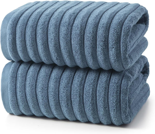 REDKISS 2 Pack Large Bath Towels 3163 inches, 100% Cotton, Super Soft