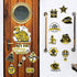 Cruise Door Decorations Magnetic, 16 PCS 60th Birthday Cruise Door Decor Magnets, Cheers to 60 Years Birthday Decor.