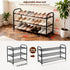 VrEnduuo 3 Closet,18"-32" (3-Tiers) Tier Expandable Shoe Rack for Adjustable Small Shoe Rack,Shoes Rack Metal