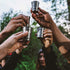 Stanley Adventure Pre-Party Shot Glass Set | 4 Stainless Steel 2 oz Shot Glasses in Travel Case | Matte Black