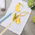 braxan 4 Pcs Banana Toothbrush Cover, Banana-Shaped Toothbrush Travel Case with Toothpaste Dispenser, Portable Brush